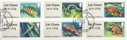 Great Britain Automatenmarken 2013 Mi 53-58 Canceled LIFE AT THE LAKE - Post & Go Stamps