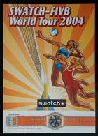 Swatch Beach Volley Tour 2004 Carte Postale - Pallavolo