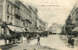 Niort * La Rue Victor Hugo * Hôtel * Diligence * Cachet Au Dos : Croix Rouge Française - Niort