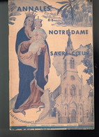 Lot De 5 Annales De Notre Dame Du Sacré Coeur - 1940 - - Loten Van Boeken