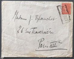 France N°199 Sur Enveloppe Griffe PAQUEBOT De L'escale De Rio De Janeiro Oblitérante - (C1933) - Maritime Post