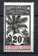 Col24 Colonies Haut Sénégal & Niger N° 7 Neuf X MH Cote : 9,00  € - Neufs