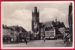 AK: Echtfoto - Roermond. Markt Met Karhedraal, Gelaufen (Nr. 456) - Roermond