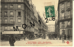 TOUT PARIS - RUE PORTALIS ET GRAND HOTEL ALEXANDRA (VIII°) - Arrondissement: 08