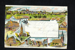 Carte Chromo Lithographie Gruss Aus Hochfelden (67) ( Dest. Marguerite Lickel De Alteckendorf  Pensionnat Bischheim) - Hochfelden