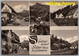 Herzberg Am Harz Sieber - S/w Mehrbildkarte 2   Mit Gasthaus Zum Wilden Jäger - Herzberg