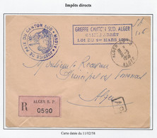 Algérie Franchise Lettre - Other & Unclassified
