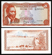 Kenya 5 Shillings 1978, UNC, P-15 Banknote - Kenya