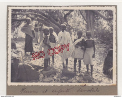 Au Plus Rapide Côte Française Des Somalis Djibouti Expédition Juin 1934 Femmes Et Enfants Danakils Danakil - Africa