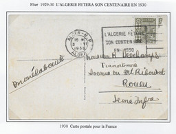 Algérie - Oblitération - Lettre - Lettres & Documents