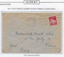 Algérie - Oblitération - Lettre - Briefe U. Dokumente