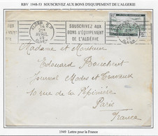 Algérie - Oblitération - Lettre - Briefe U. Dokumente