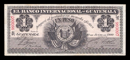 Guatemala 1 Peso 1900 Pick S152 MBC+ VF+ - Guatemala