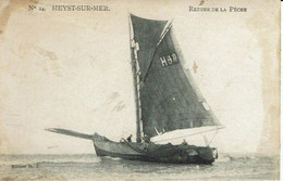 HEIST- HEYST-BATEAU DE PÊCHEURS RETOUR DE LA PECHE-voir Scan - Heist