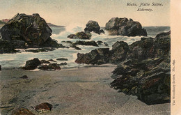 25.08.1909 - Alderney > Londen - Rocks Platte Saline Alderney (# 44) - Alderney