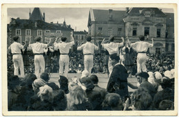 LA MOTHE SAINT HERAY - Carte Photo, 1946 - Fête Des Rosières, Danseurs Basques - La Mothe Saint Heray