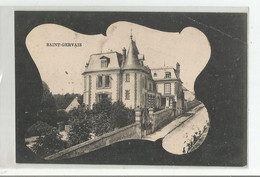 Cpa St Saint Gervais Villa Maison Dans Le 95 Chateau Magny En Vexin - Magny En Vexin