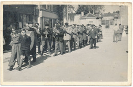 LA MOTHE SAINT HERAY - Carte Photo, 1946 - Fête Des Rosières, La Fanfare - La Mothe Saint Heray