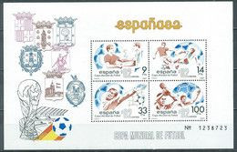 F - ESPAGNE- 1982 - BF 31** - "FOOT" - - Blocs & Hojas