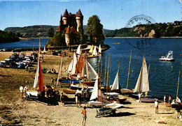 N°89373 -cpsm Lac Du Barrage De Bort - - Sailing
