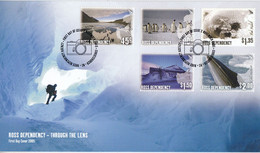 Ross Dependency 2005 Trough The Lens 5v FDC (ROF158) - Storia Postale