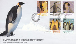 Ross Dependency 2004 Emperors Of The Ross Dependency 5v FDC (ROF159) - FDC