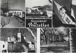 POUZOLLES   MULTIVUES  ANNEE 1958 - Capestang