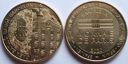 MONEDA Medalla Souvenir ESPAÑA (Monnaie De Paris) 34mm 2020 CASA BATLLÓ - Gaudí - Barcelona - 2020