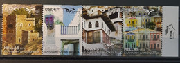 2018 - Greece - MNH - EuroMed - Houses Of Mediterranean - Complete Set Of 4 Stamps From The Booklet - Unused Stamps