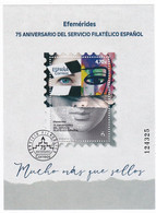 2021-ED. 5511 H.B.- Efemerides. 75 Aniversario Del Servicio Filatélico Español - NUEVO - Blocs & Hojas