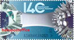 Azerbaijan Stamps 2021 140th Anniversary Of The Establishment Of Telephone Communication In Azerbaijan - Azerbaïjan