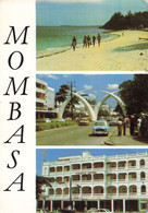 Kenya Mombasa Carte 3 Vues + Timbre CPM Voiture Auto Peugeot 403 - Kenya