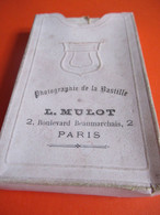 Pochette Carton De Tirages D'Epoque/Photographie De La Bastille/L MULOT/ Paris/Allevy/1898     PHOTN547 - Old (before 1900)