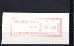 Atm  Frama Vending Vignettes Emergency Label Distributeur China Hongkong  Hong Kong   Mnh Postfrisch  Please Look Scan - Automaten