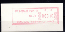 Atm  Frama Vending Vignettes Meter Distributeur China Hongkong  Hong Kong  Mint Mnh Postfrisch  Please Look Scan - Distribuidores