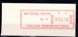 Atm  Frama Vending Vignettes Meter Distributeur China Hongkong  Hong Kong  Mint Mnh Postfrisch  Please Look Scan - Distributeurs