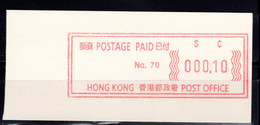 Atm  Frama Vending Vignettes Meter Distributeur China Hongkong  Hong Kong  Mint Mnh Postfrisch  Please Look Scan - Automatenmarken
