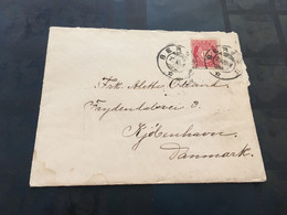 (5 D 9) VERY OLD (cover Posted To Denmark) Norway - Norvège - Norge - 1902 ? - Cartas & Documentos