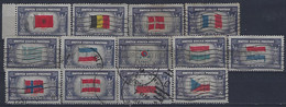 USA 1943  Occupied Nations  (o) Mi.512-524 - Used Stamps