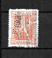 LOTE 2225   ///  GRECIA   YVERT Nº 190 PERFORADO    ¡¡¡ OFERTA - LIQUIDATION !!! JE LIQUIDE !!! - Used Stamps