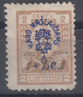 Lithuania Litauen 1924 Mi#224 Mint Hinged - Lituania