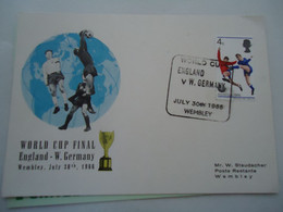 UNITED KINGDOM   MAXIMUM CARDS 1966  FOOFBALL  WORLD CUP  ENGLAND - 1966 – Angleterre