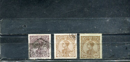 Portugal 1910 Yt 159 161 163 Emmanuel II - Used Stamps