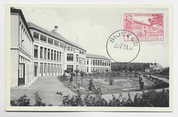 BELGIQUE SURTAXE 1FR75 SANATORIUM ELISABETH SYSELE 28.2.1951 CARTE MAXIMUM - 1934-1951