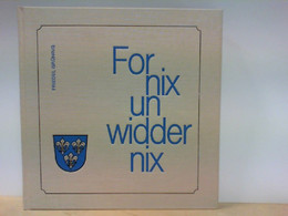 For Nix Un Widder Nix - Libros Autografiados