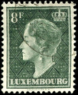 Pays : 286,04 (Luxembourg)  Yvert Et Tellier N° :   424 (o) - 1948-58 Charlotte De Perfíl Izquierdo