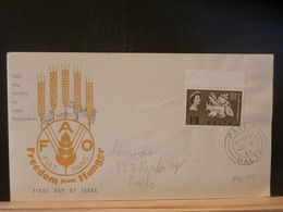 94/919   FDC  MALTA 1963 - ACF - Aktion Gegen Den Hunger