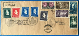 Pays-Bas - Liaison Aérienne Nederland - Zuid Afrika 1952 - (L149) - Poste Aérienne