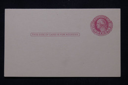 ETATS UNIS - Entier Postal Type Washington Non Circulé - L 112104 - 1901-20