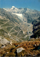 Gletsch Mit Grimsel Und Furkapass, Rhonegletscher, Galenstock (4352) - Lens